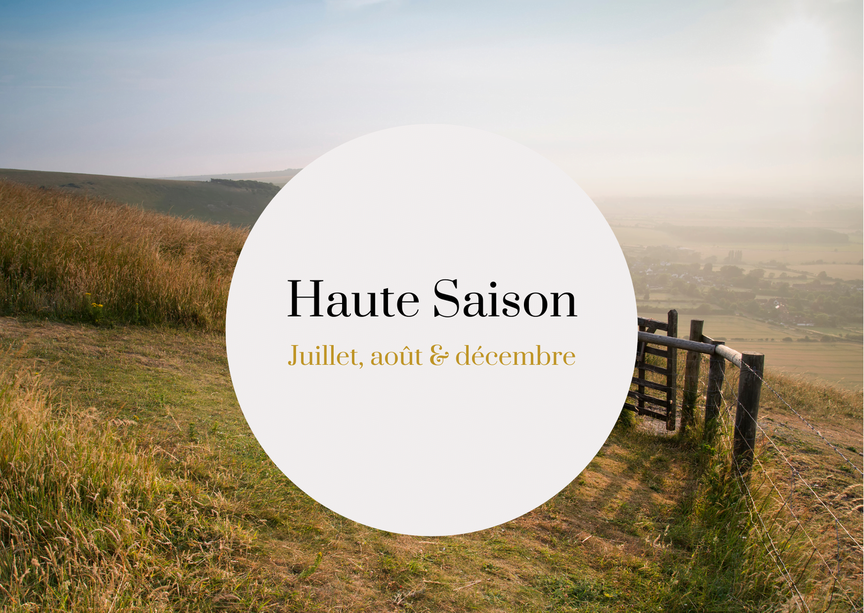 tarifs haute saison au gré des saisons | Mayenne