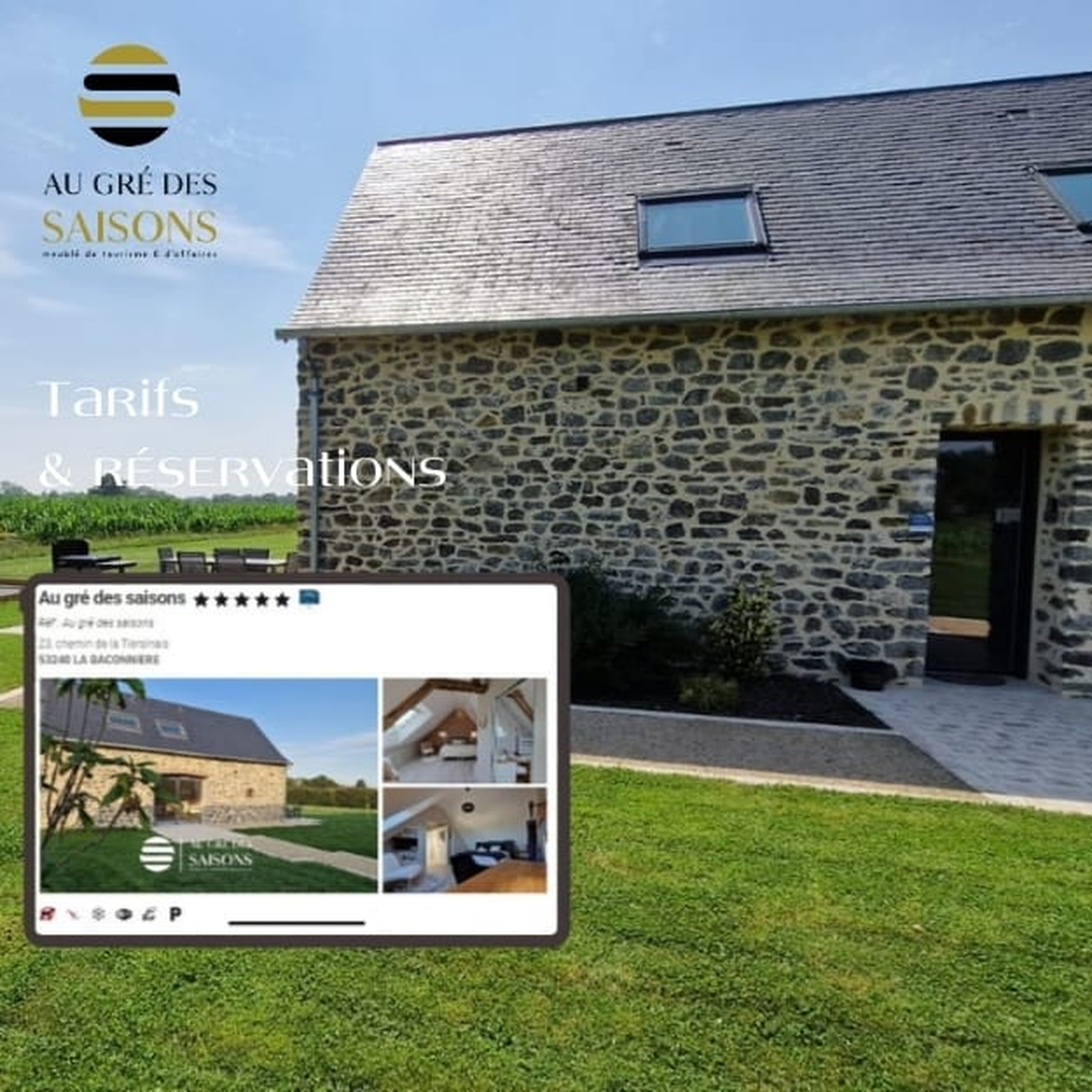 TARIFS AU GRE DES SAISONS
